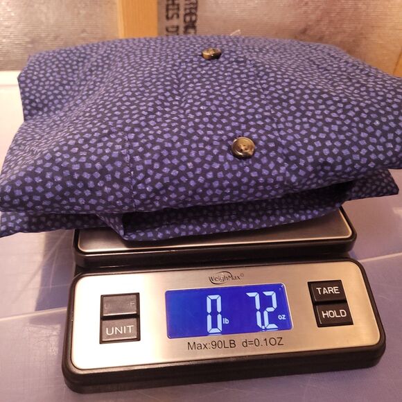 David Donahue Shirt Mens Large Blue Printed Cotton - Picture 11 of 11